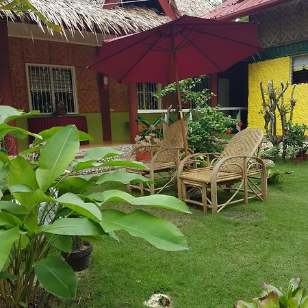 Traville Huts Palm Beach Inn Panglao Eksteriør bilde