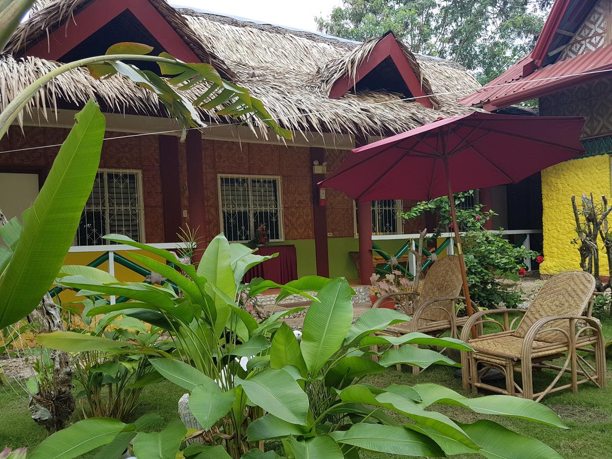Traville Huts Palm Beach Inn Panglao Eksteriør bilde