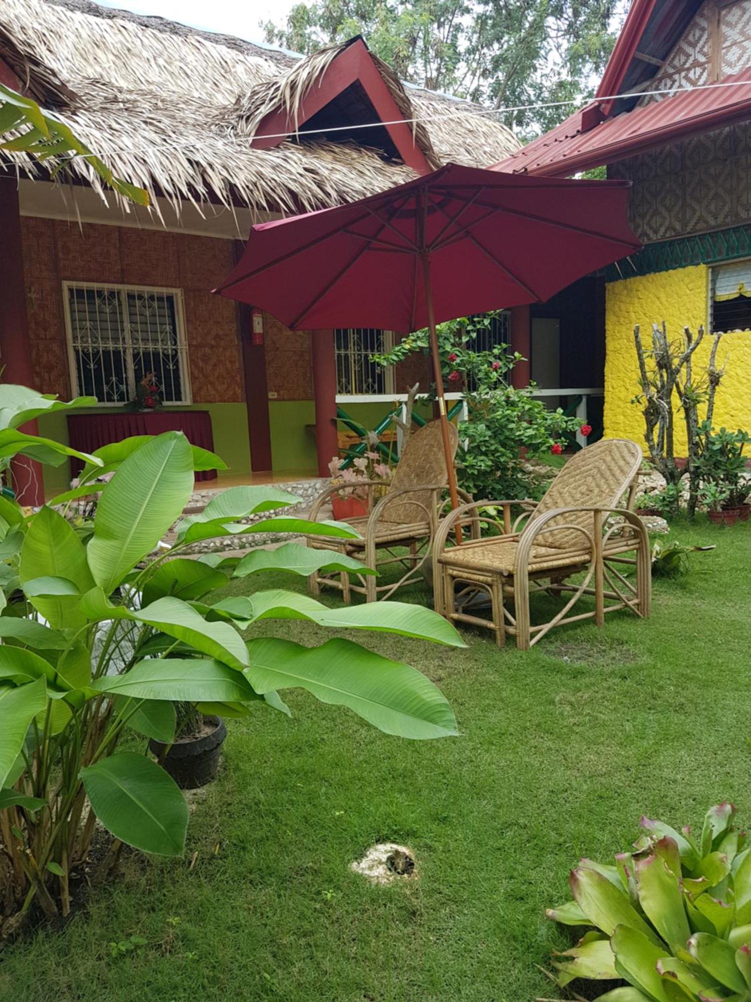 Traville Huts Palm Beach Inn Panglao Eksteriør bilde