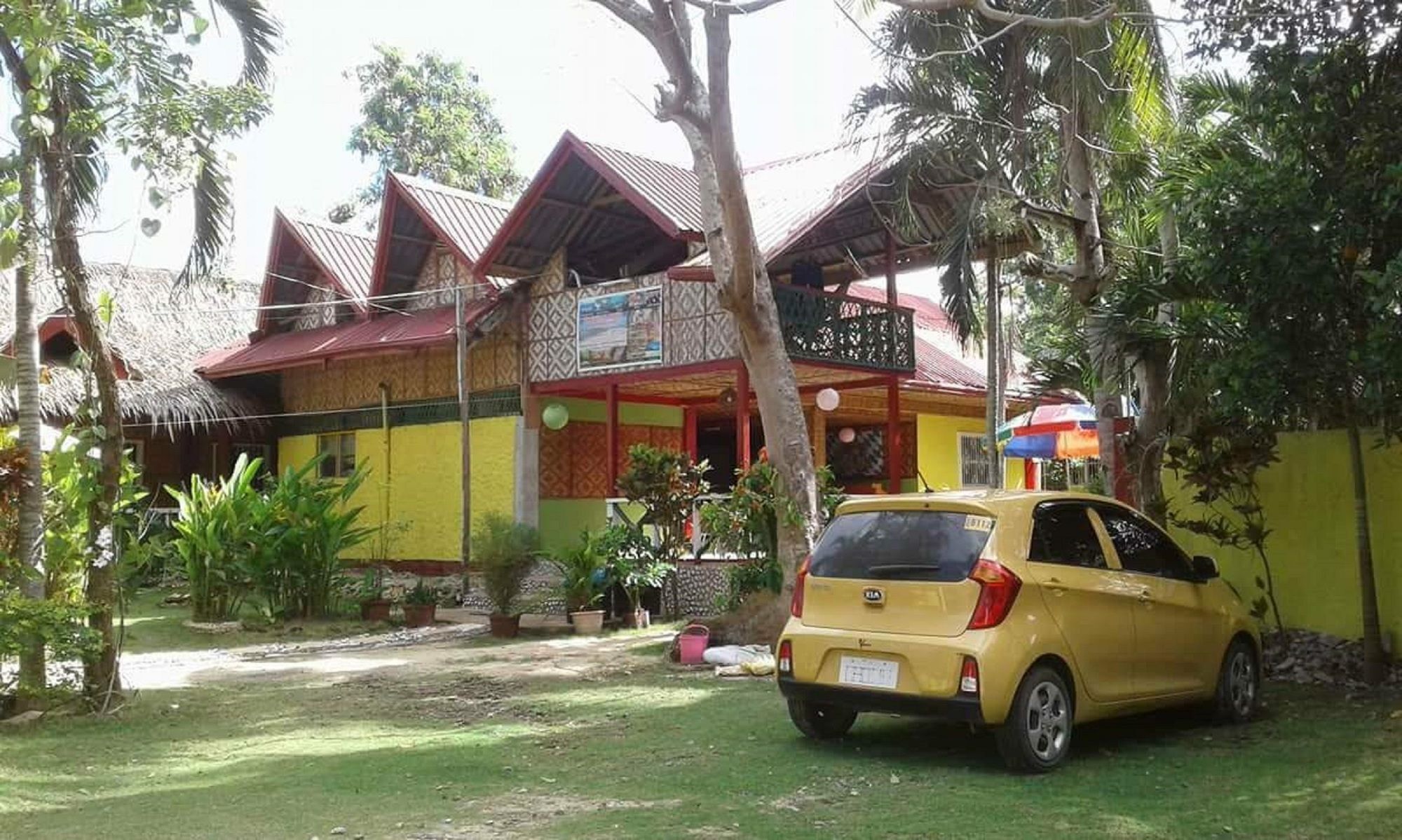 Traville Huts Palm Beach Inn Panglao Eksteriør bilde