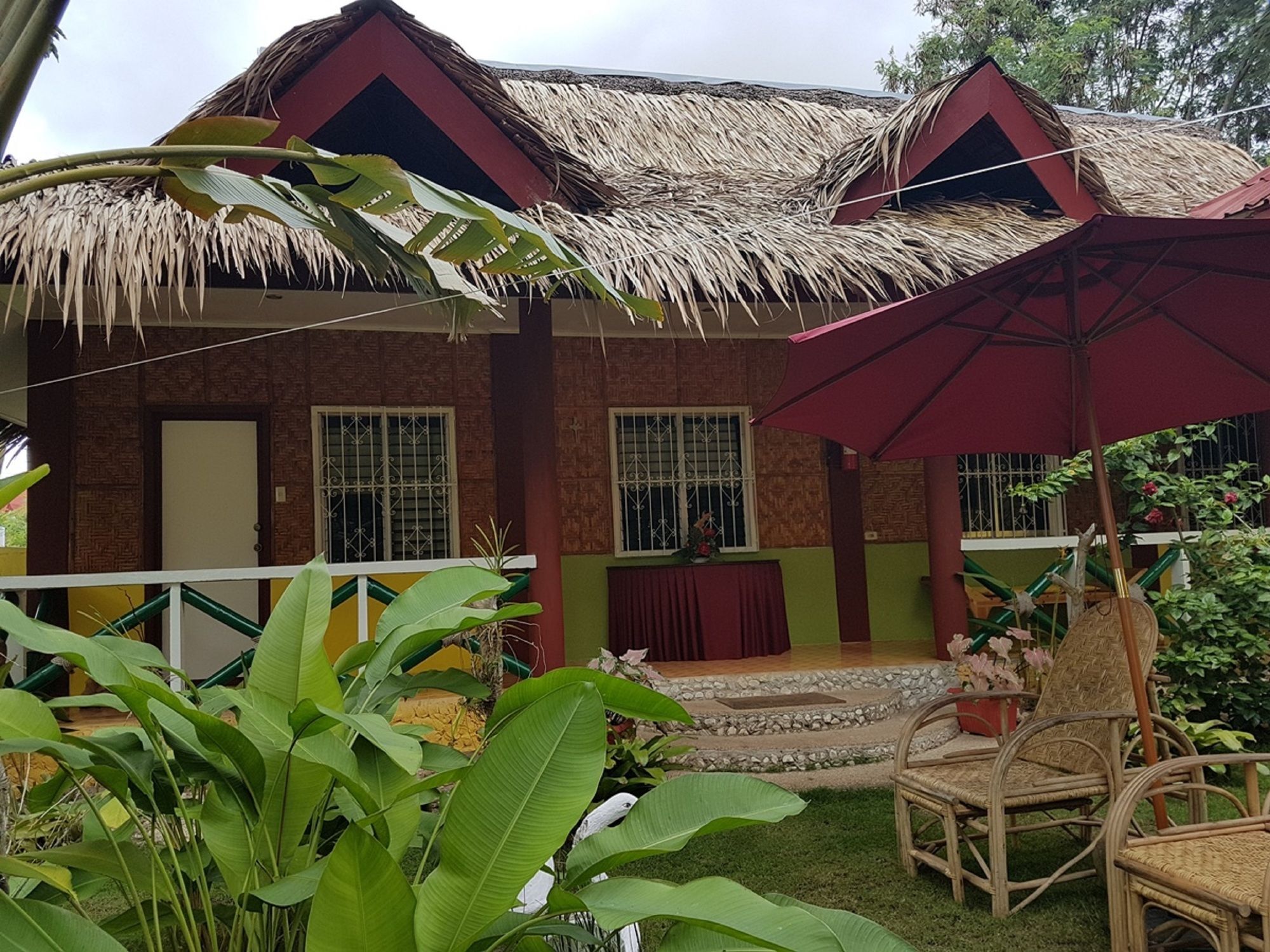 Traville Huts Palm Beach Inn Panglao Eksteriør bilde