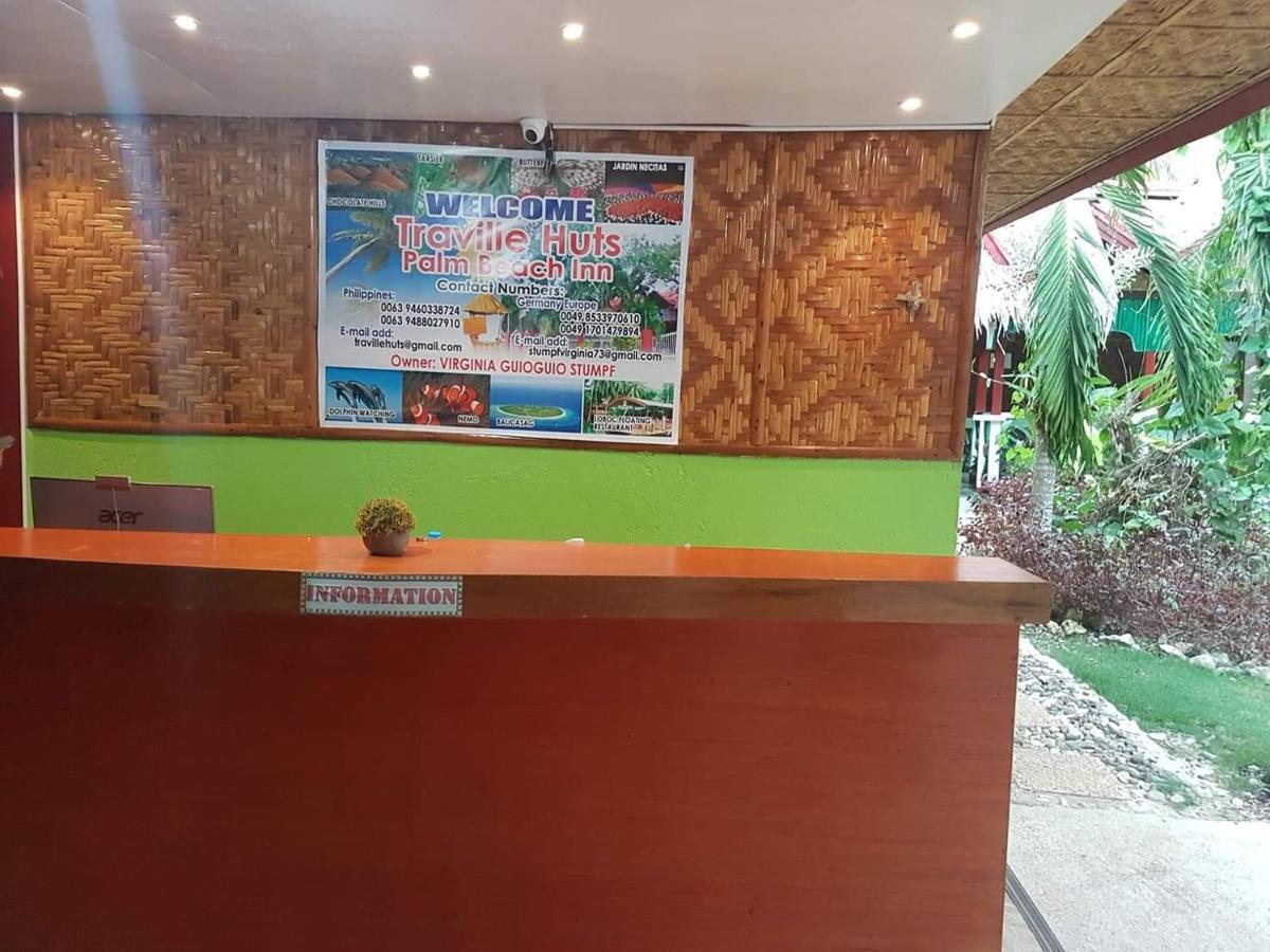 Traville Huts Palm Beach Inn Panglao Eksteriør bilde